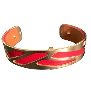 LES GEORGETTES 14mm Rose Gold Plated Ruban Cuff